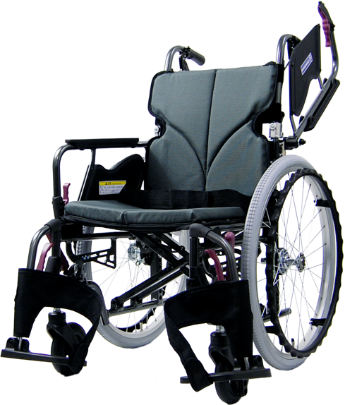 株式会社 カワムラサイクル 車椅子 モダンC KMD-C22-38-EL-H A11_紫